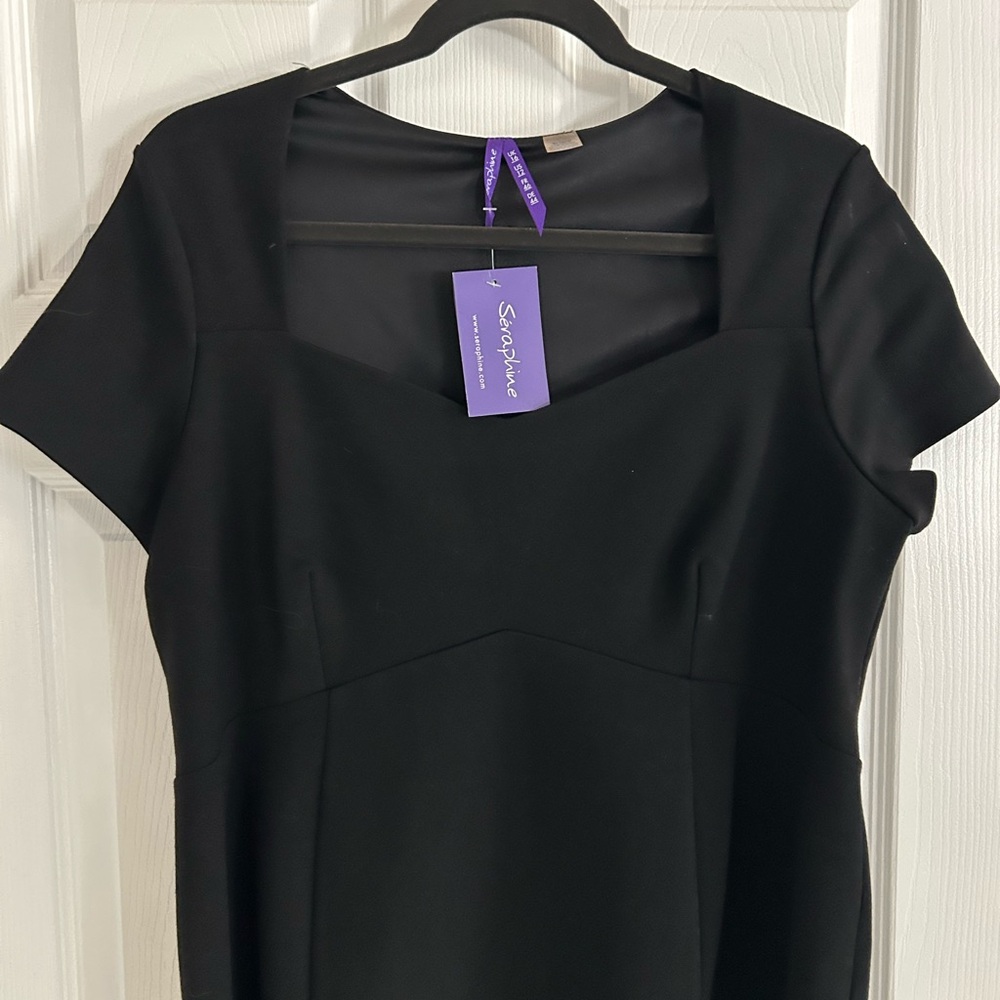 Seraphine Black a line dress